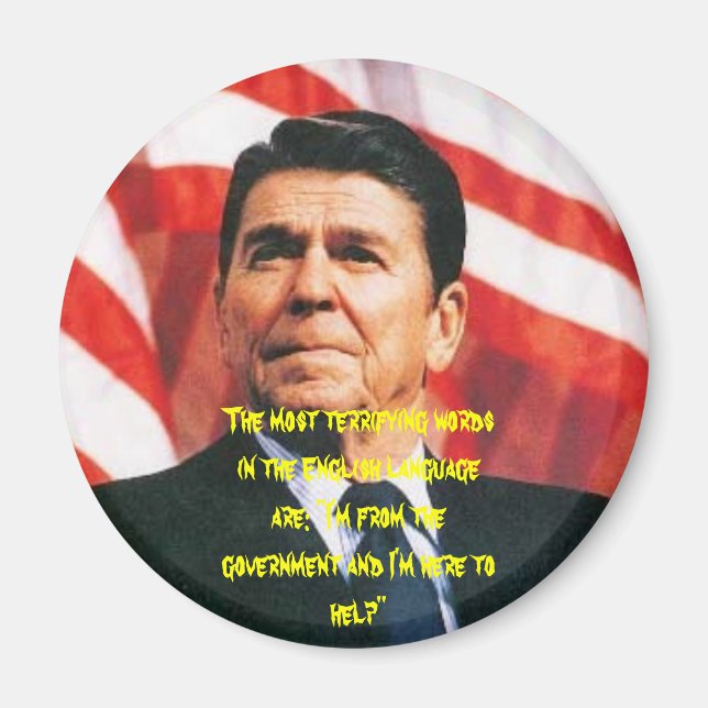 Regan, Die erschreckendsten Worte in den englische Magnet (Vorne)