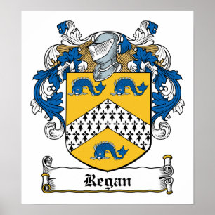 Regan Familienwappen Poster