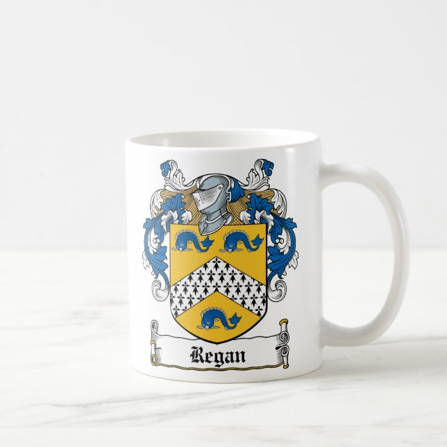 Regan Familienwappen Tasse (Rechts)