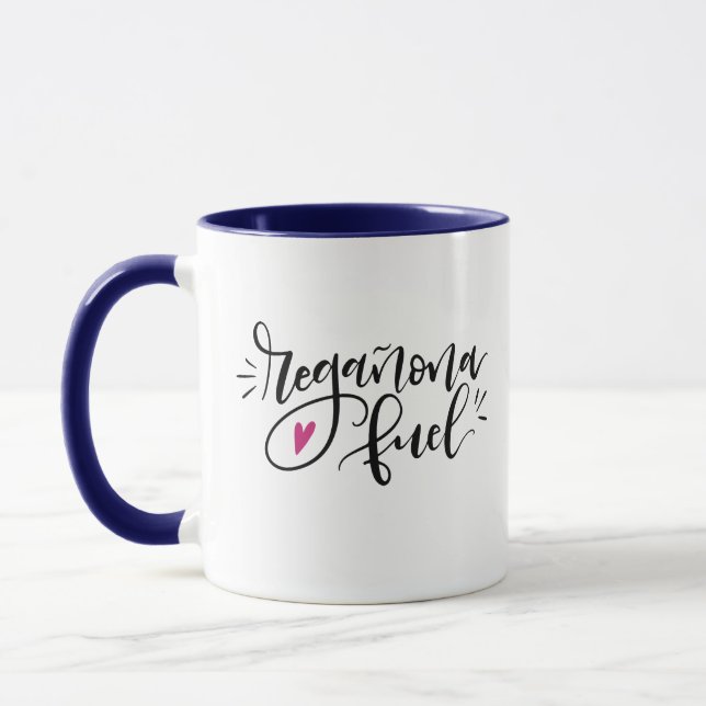 Regañona Fuel, handschriftlich Tasse (Links)