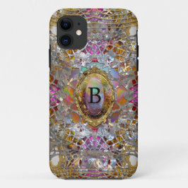 Regardez Cool kaléidoscope Protected Monogram Case-Mate iPhone Hülle