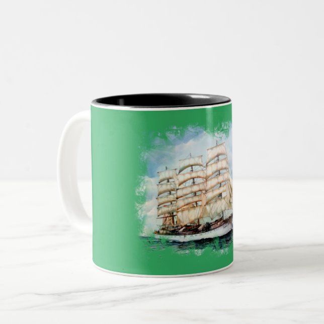 Regata Cutty Sark Zweifarbige Tasse (Vorderseite Links)