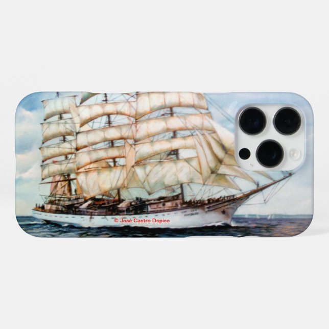 Regata Cutty Shark iPhone Hülle (Rückseite (Horizontal))