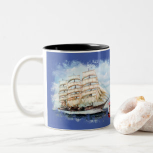 Regata Zweifarbige Tasse
