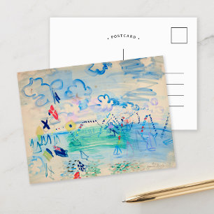 Régates à Cowes   Raoul Dufy Postkarte