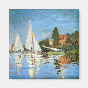 Regatta bei Argenteuil Claude Monet Magnet