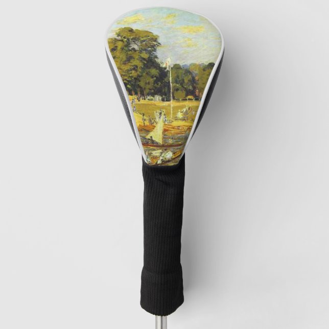 Regatta bei Hampton Court Alfred Sisley Poster Golf Headcover (Vorderseite)