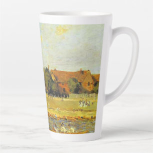 Regatta bei Hampton Court Alfred Sisley Poster Milchtasse