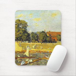 Regatta bei Hampton Court Alfred Sisley Poster Mousepad