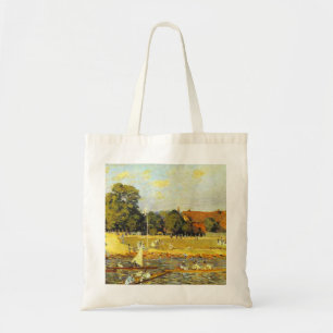 Regatta bei Hampton Court Alfred Sisley Poster Tragetasche