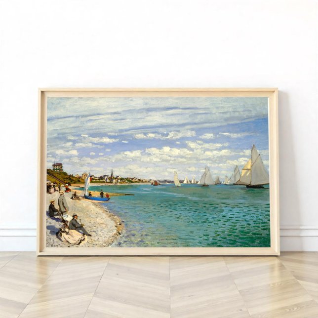 Regatta bei Sainte-Adresse, Monet Poster (Von Creator hochgeladen)