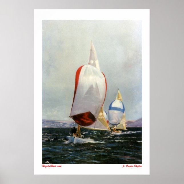 Regatta/Boat race Poster (Vorne)