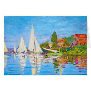 Regatta in Argenteuil Claude Monet