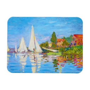 Regatta in Argenteuil Claude Monet Magnet