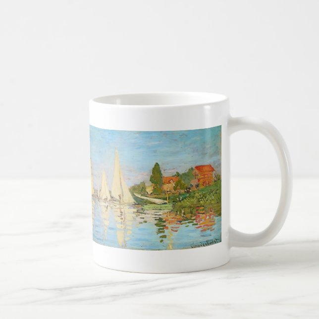 Regatta in Argenteuil durch Claude Monet Kaffeetasse (Rechts)