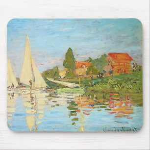 Regatta in Argenteuil durch Claude Monet Mousepad