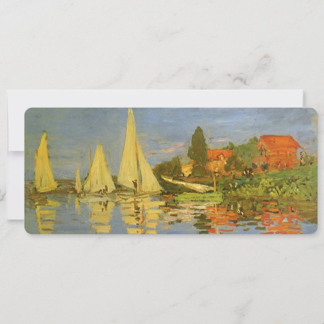Regatta in Argenteuil von Claude Monet (Vorderseite)