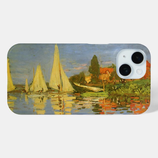 Regatta in Argenteuil von Claude Monet Case-Mate iPhone Hülle (Rückseite (Horizontal))