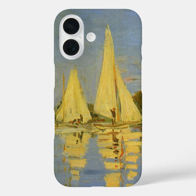 Regatta in Argenteuil von Claude Monet Case-Mate iPhone Hülle (Rückseite)