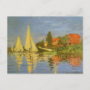 Regatta in Argenteuil von Claude Monet Postkarte
