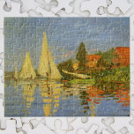 Regatta in Argenteuil von Claude Monet Puzzle<br><div class="desc">Regatta von Claude Monet in Argenteuil (1872) ist ein Vintager Impressionismus, der ein nautisches Kunstmaler ist. Sie können die Reflektion der Segelboote im See Wasser sehen. Eine Seeseite mit einer Yacht oder einem Bootsrennen an einem sonnigen Sommertag. Über den Künstler: Claude Monet (1840-1926) war Gründer der französischen impressionistischen Malerei, wobei...</div>