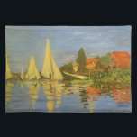 Regatta in Argenteuil von Claude Monet Tischset<br><div class="desc">Regatta von Claude Monet in Argenteuil (1872) ist ein Vintager Impressionismus, der ein nautisches Kunstmaler ist. Sie können die Reflektion der Segelboote im See Wasser sehen. Eine Seeseite mit einer Yacht oder einem Bootsrennen an einem sonnigen Sommertag. Über den Künstler:Claude Monet (1840-1926) war ein Gründer der französischen impressionistischen Malerei, wobei...</div>