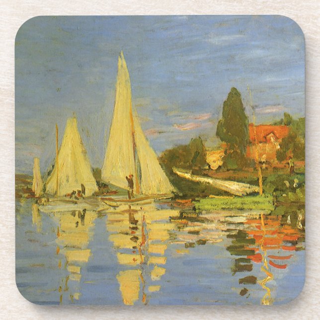 Regatta in Argenteuil von Claude Monet Untersetzer (Vorderseite)