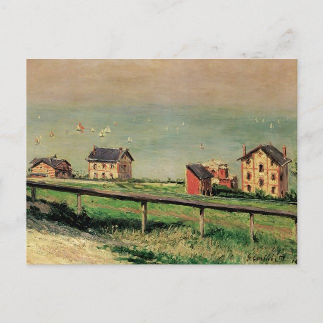 Regatta in Villerville bei Gustave Caillebotte Postkarte (Vorderseite)