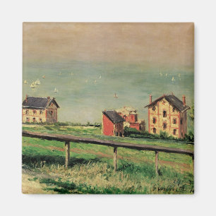 Regatta in Villerville von Gustave Caillebotte Magnet
