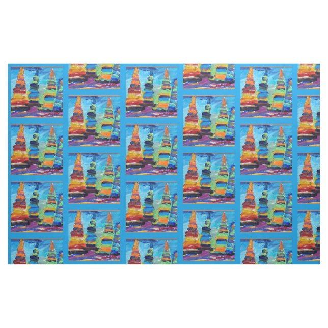 Regatta "Kunst von Kindern" Stoff (Fat Quarter (45,7 x 55,9 cm))