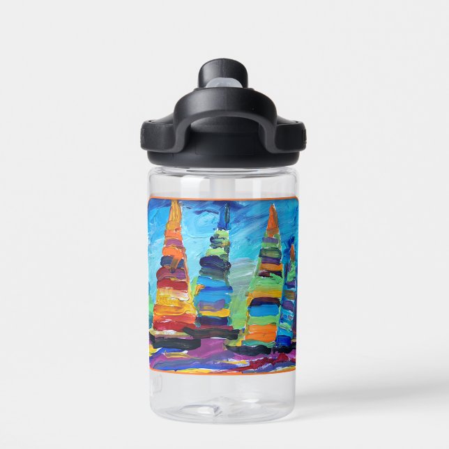 Regatta "Kunst von Kindern" Trinkflasche (Rückseite)