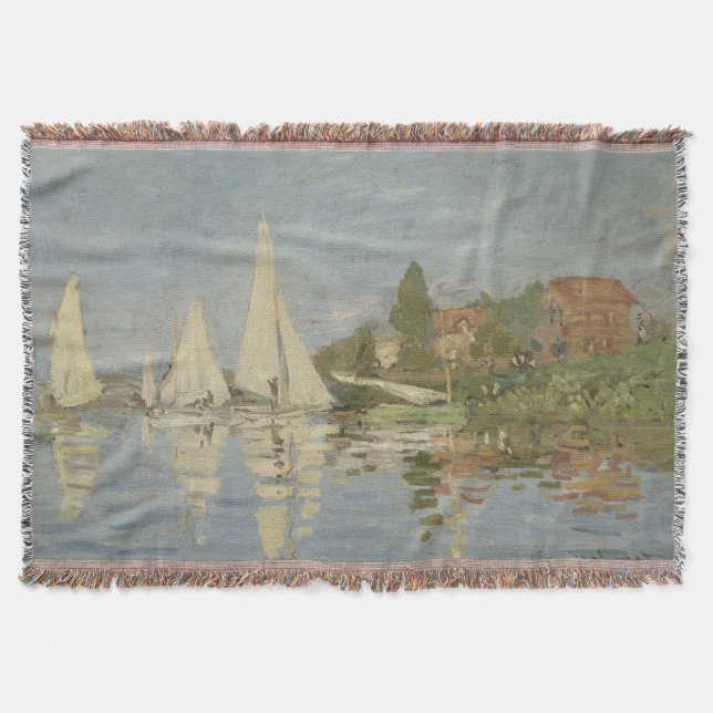 Regatten in Argenteuil, Ölgemälde, Claude Monet Decke (Vorderseite)