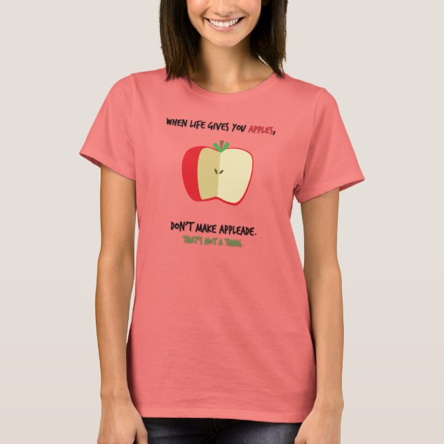 Regel 1: Äpfel T-Shirt (Vorderseite)