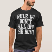 Regel 1 Fallen Sie nicht vom Boot Motorboot Booten