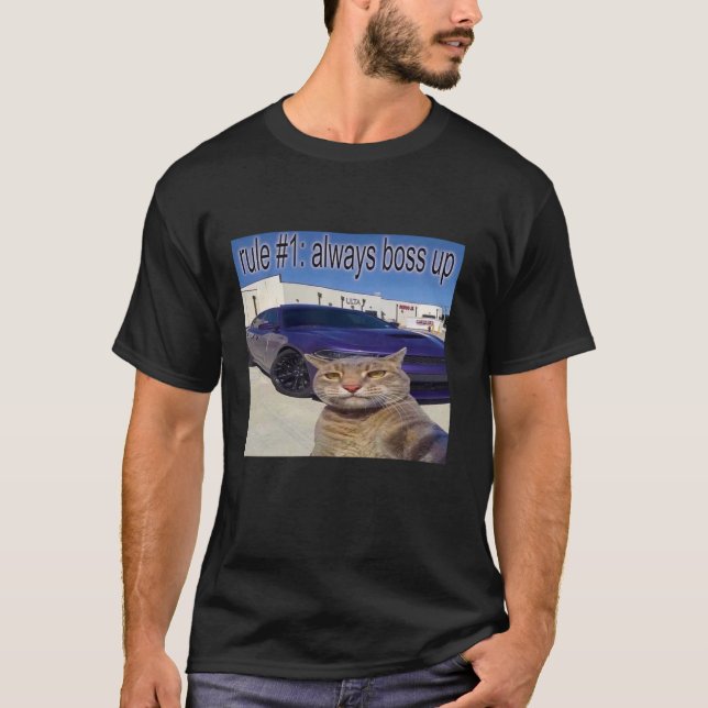 Regel 1 Immer die lustige Katzen-Meme für Männer F T-Shirt (Vorderseite)