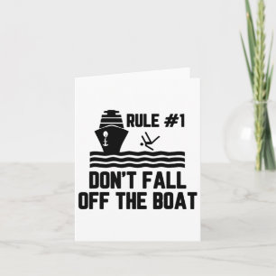 Regel 1 Nicht vom Boot abfallen Karte