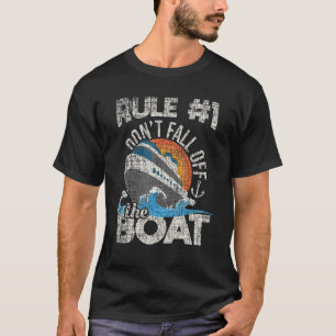 Regel 1 Nicht vom Kreuzfahrtschiff Cr abfallen T-Shirt