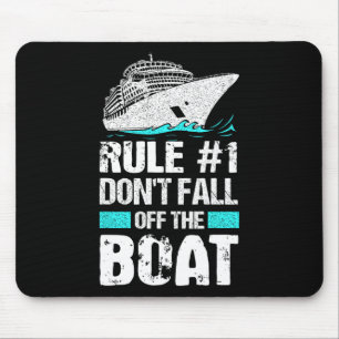 Regel #1 Nicht vom Vacati-Schiff abstürzen Mousepad