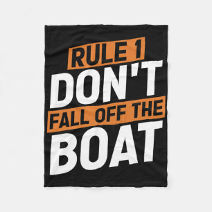 Regel 1 Nicht von der Bootsschiff-Kreuzfahrt abfal Fleecedecke