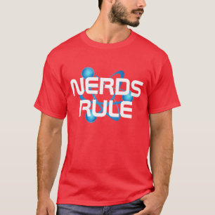 Regel für coole Nerd mit Atom-Symbol T-Shirt