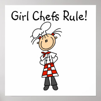 Regel für Girl-Koch Poster