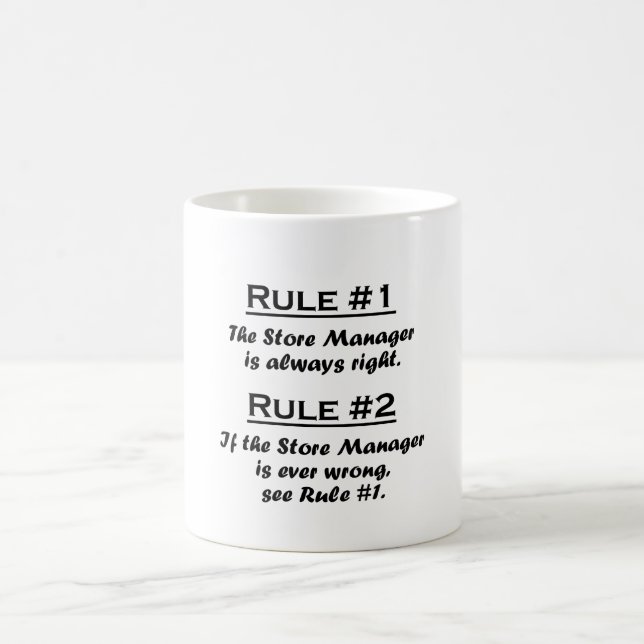 Regel-Geschäftsleiter Tasse (Mittel)