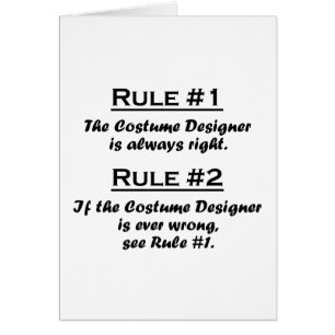 Regel-Kostüm-Designer