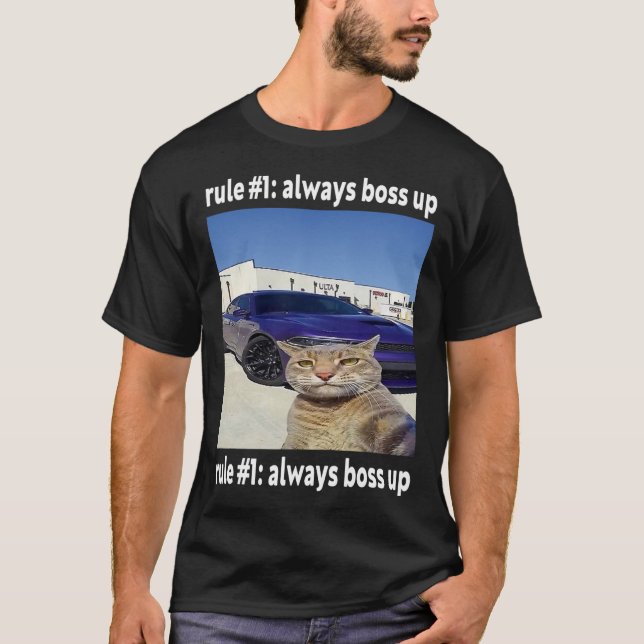 Regel Nr. 1 immer lustige Chat-Meme aufbrechen T-Shirt (Vorderseite)