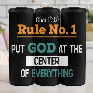 Regel Nr. 1: Stell Gott an die erste Stelle Thermosbecher