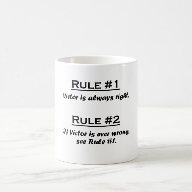 Regel-Sieger Tasse (Mittel)