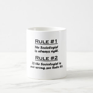 Regel-Soziologe Tasse