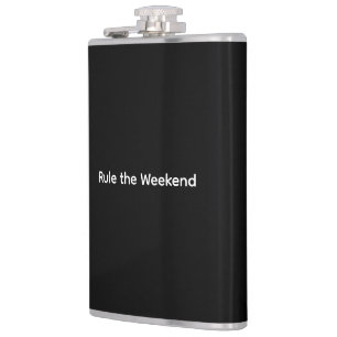 Regel: Vinyl Wrapped Flask am Wochenende Flachmann