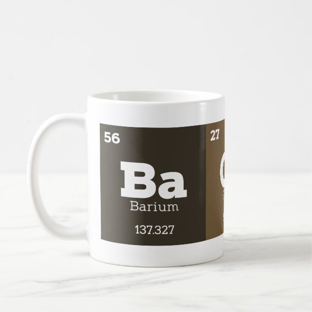 Regelmäßige Tabelle für Chemielehrer Geburtstagsga Kaffeetasse (Links)