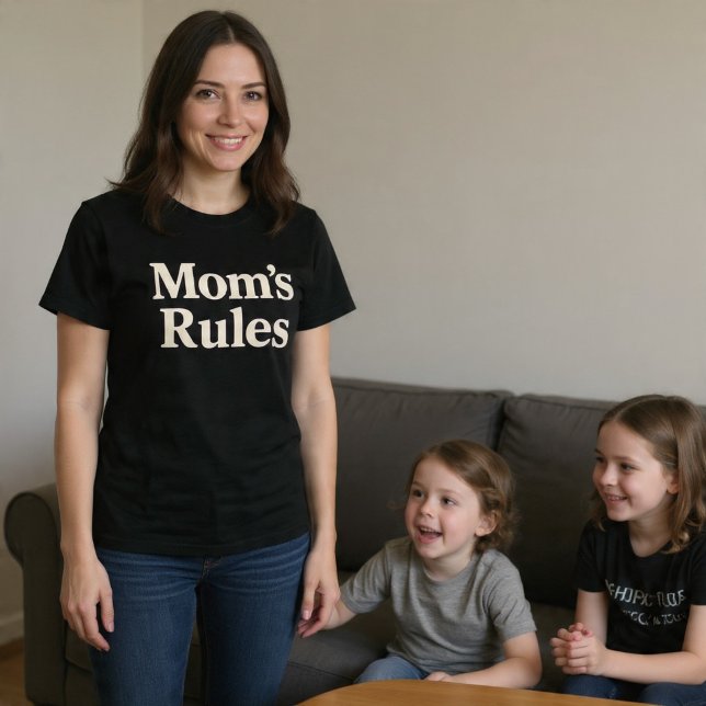 Regeln der Mama T-Shirt (Von Creator hochgeladen)